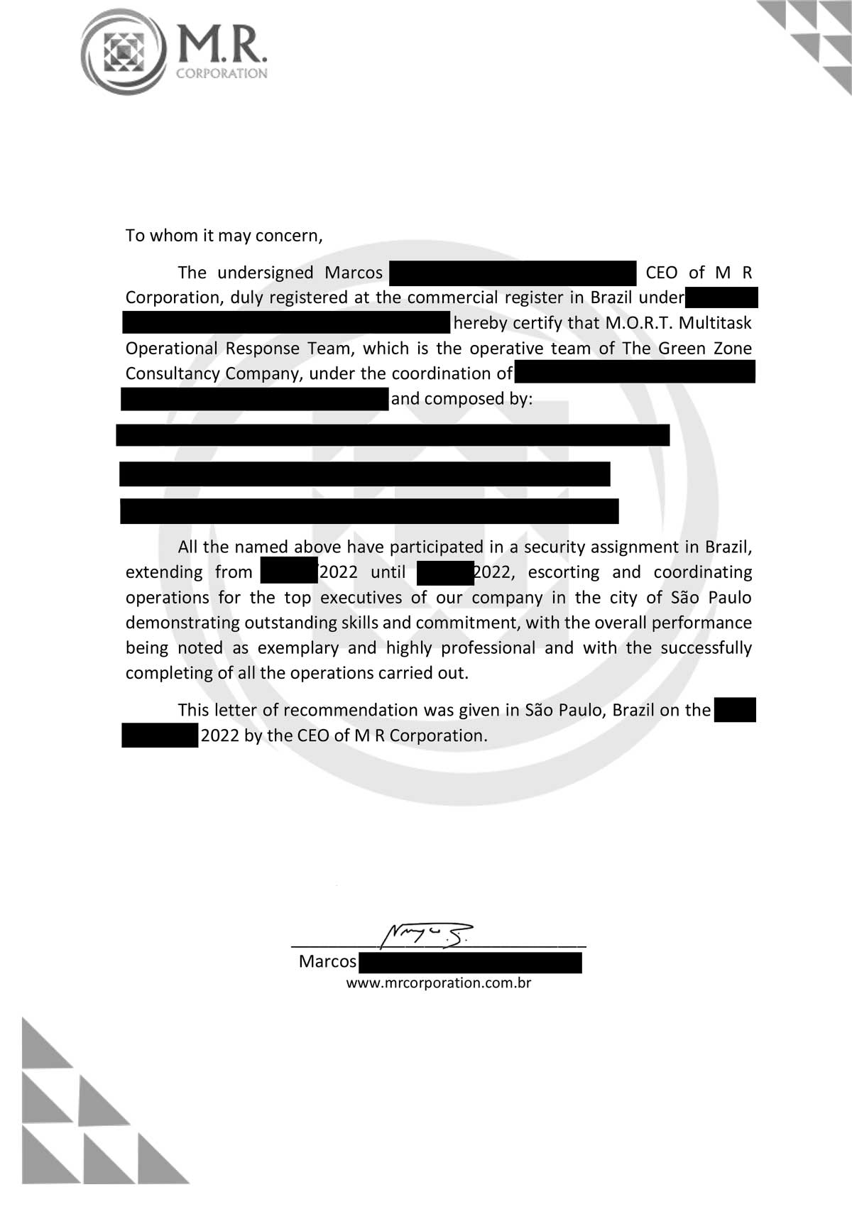 Carta.Marcos